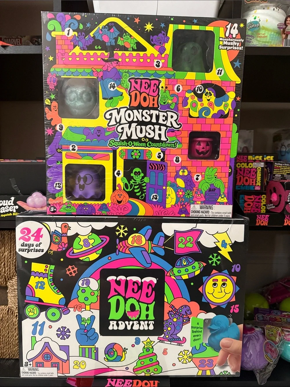 👻Needoh Monster Mush 🎃and Needoh Advent Calendar countdown to Squishmas 2026🎄🎅🏻
